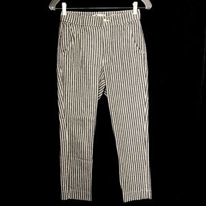 Hollister Pinstripe Ultra High Rise Straight Leg Pants
